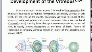 Persistent hyperplastic primary vitreous [upl. by Rickard]