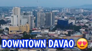 DAVAO CITY DOWNTOWN DRONE SHOT [upl. by Armin934]