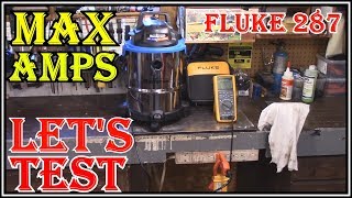 How To Test Amperage Draw On A Shop Vac [upl. by Nodearb846]