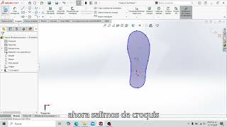 Horma de zapato con superficies SolidWorks [upl. by Eirolav843]