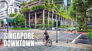 Singapore City 8K Downtown Core Cycling Tour June 2021 [upl. by Aianat]