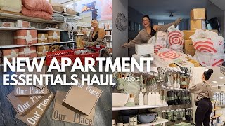 FIRST APARTMENT ESSENTIALS amp MUST HAVES HAUL [upl. by Merlin]