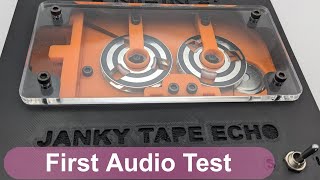 Janky Tape Echo  First Audio Test  Indifferent Engine [upl. by Elamrej]