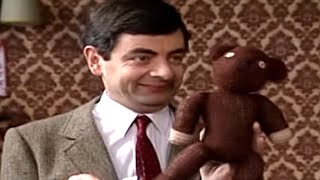 Teddy as a Paintbrush  Mr Bean Official [upl. by Eltsyek108]