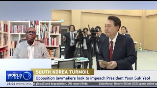 African scholar says Republic of Koreas political turmoil a worrying factor for Western allies [upl. by Andros263]