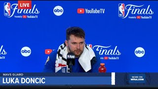 NBA Finals postgame interviews Celtics Mavericks hold press conferences after Boston wins title [upl. by Vanni]