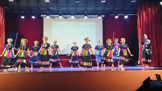 Nagaland Folk Dance  St Xaviers high school [upl. by Sirtimid]