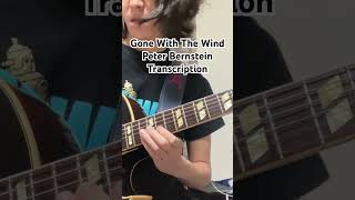 Gone With The Wind peterbernstein transcription jazz guitar jazzguitar gibsones175 [upl. by Nosreg]