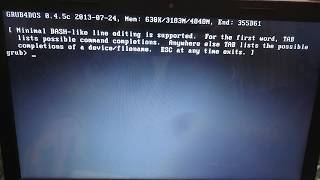 anyone know how to solve it grub4dos 045c [upl. by Animehliw]