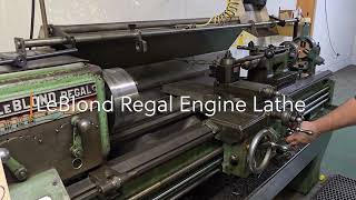 LeBlond Regal Engine Lathe  Auction Lot 2036 [upl. by Naiviv270]