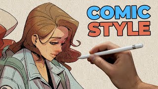 How to draw comic book style illustrations [upl. by Imoyn]