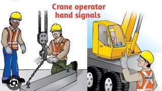 Hand signal for crane operator and riggers in hindi urdu full video [upl. by Brina]