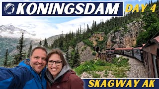 Holland America Koningsdam Alaska Cruise Skagway amp White Pass Summit Scenic Railway VLOG Day 4 [upl. by Shanon]