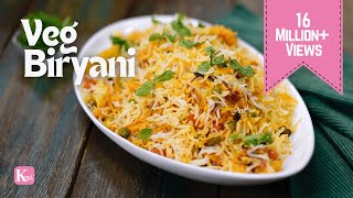 Vegetable Biryani  वेज बिरयानी घर पे  Quick amp Easy Veg Biryani  Kunal Kapur  RiceLunchDinner [upl. by Frederiksen366]