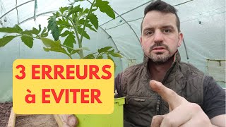 PLANTER des TOMATES 3 ERREURS à éviter LepotagerdOlivier [upl. by Silverman72]