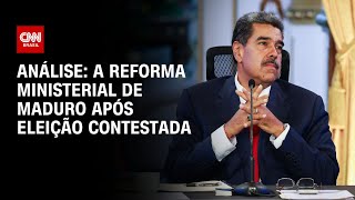 Análise A reforma ministerial de Maduro após eleição contestada  WW [upl. by Tartaglia221]