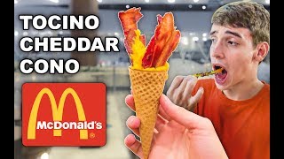 🍔PIDIENDO COMIDAS RARAS en McDonald´s EP 3🍦 Comidas rapidas [upl. by Ranit269]