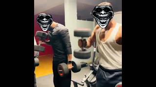 Trollface 👹Motivation Gym🫣🤩 Song gymlovervaibhavofficial motivation gym shorts [upl. by Halivah57]