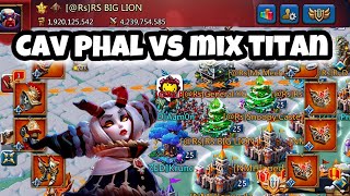 11K TITAN MIX RALLY VS CAV PHAL  HOW THIS TRAP TAKE MIX IN CAV PHAL EASILY CHALLANGE ACCEPTED☠️☠️ [upl. by Leile]