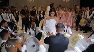 ARAB WEDDING  Bride and Groom grand entry [upl. by Seidler641]