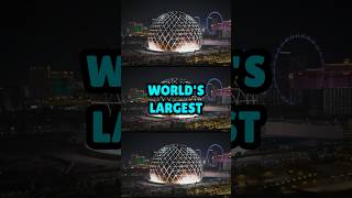 Las Vegas 23BN Mega Sphere shorts youtubeshorts short megaprojects construction [upl. by Gottuard]