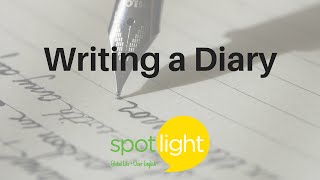 Writing a Diary  practice English with Spotlight [upl. by Etsyrk]