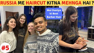 Getting Haircut in Russia with a World Barber Champion [upl. by Ennalyrehc]