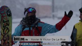 Xavier de Le Rue in Powder Alert mode with Anne flore marxer and Victor  TimeLine S02E01 [upl. by Malloy]