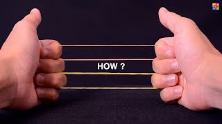 10 EASY RUBBER BAND MAGIC TRICKS THAT WILL IMPRESS YOUR FAMILY [upl. by Loredana]