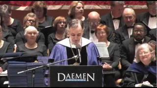 Dr Anismans Welcome at the Daemen College Sixty First Commencement [upl. by Wappes]