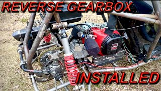 Budget Crosskart Reverse Gearbox Install Harbor Freight Predator Big Block KJ Raycing VF1 [upl. by Aggappe647]