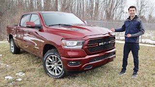 2023 RAM 1500 Laramie Crew Cab 4X4 Point Of View Start Up Walkaround Test Drive and Review [upl. by Ribble]