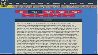 Jazz Fest releases daily lineup [upl. by Lachlan926]