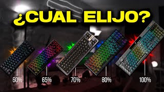 ¿Qué TAMAÑO elegir para tu TECLADO GAMER 100 80 75 65 60 [upl. by Otrevire]