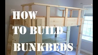 How to build bunk beds for a kids room [upl. by Hen]