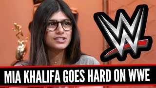 MIA KHALIFA SHOOTS ON WWE Going In Raw 121217 [upl. by Bordiuk]