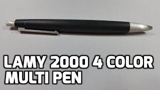 Lamy 2000 4 Color Ballpoint Multi Pen Unboxing and Review [upl. by Ahsikrats]