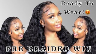 IM SHOCKED READYTOWEAR GLUELESS WIG FOR BEGINNERS  EASIEST PRESTYLED WIG FT WIGGINS HAIR [upl. by Dierolf685]