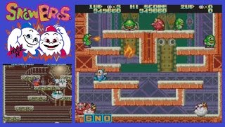 Snow Bross Completo Sega Genesis 70 Niveles [upl. by Sue]