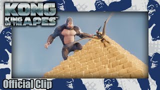 KONG King of the Apes  Official Clip  Battle at the Pyramids  Amazin Adventures [upl. by Honoria]