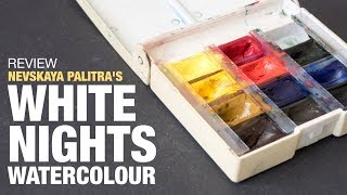 Review St Petersburgs White Nights 12pan Watercolour Set [upl. by Irotal]