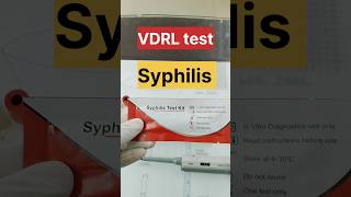 VDRL testrapid test for Syphilis disease dmlt labtechnician bscnursing [upl. by Isdnyl]