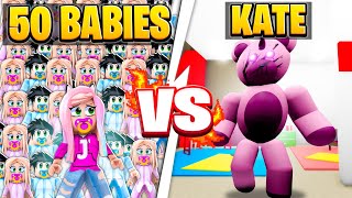 Kate Became Teddy VS 50 Players 🧸 [upl. by Thalassa]