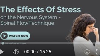 Spinal Flow Live  The Effects Of Stress [upl. by Lirpa]