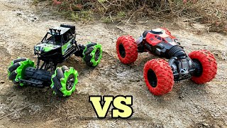 RC Stunt Car vs Stunt Car  RC Double Sided Car  Stunt Car [upl. by Baniaz]