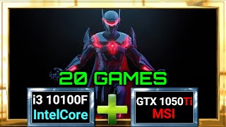 GTX 1050 Ti  Intel i3 10100f test in 20 games [upl. by Britteny431]