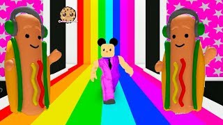 Giant Dancing Hot Dog Fashion Frenzy Dress Up Runway Show Video  Cookie Swirl C Roblox [upl. by Aihsik]