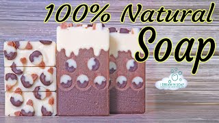 100 Natural Christmas Pudding soap with recipe Cold process soap making tutorial [upl. by Philbrook125]