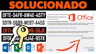 ✅Cómo solucionar ERROR DE ACTIVACION de Microsoft Office 2024  WORD POWERPOINT EXCEL ACTUALIZADO [upl. by Baerl]