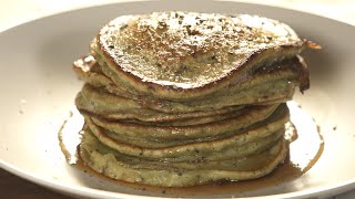 Matcha Black Sesame Seed Pancakes  Erwan Heussaff [upl. by Gnort921]